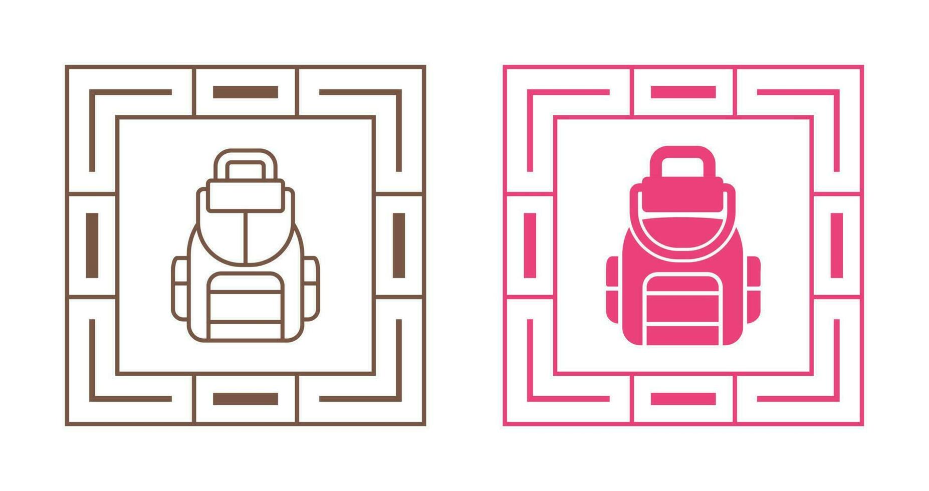 Backpack Vector Icon