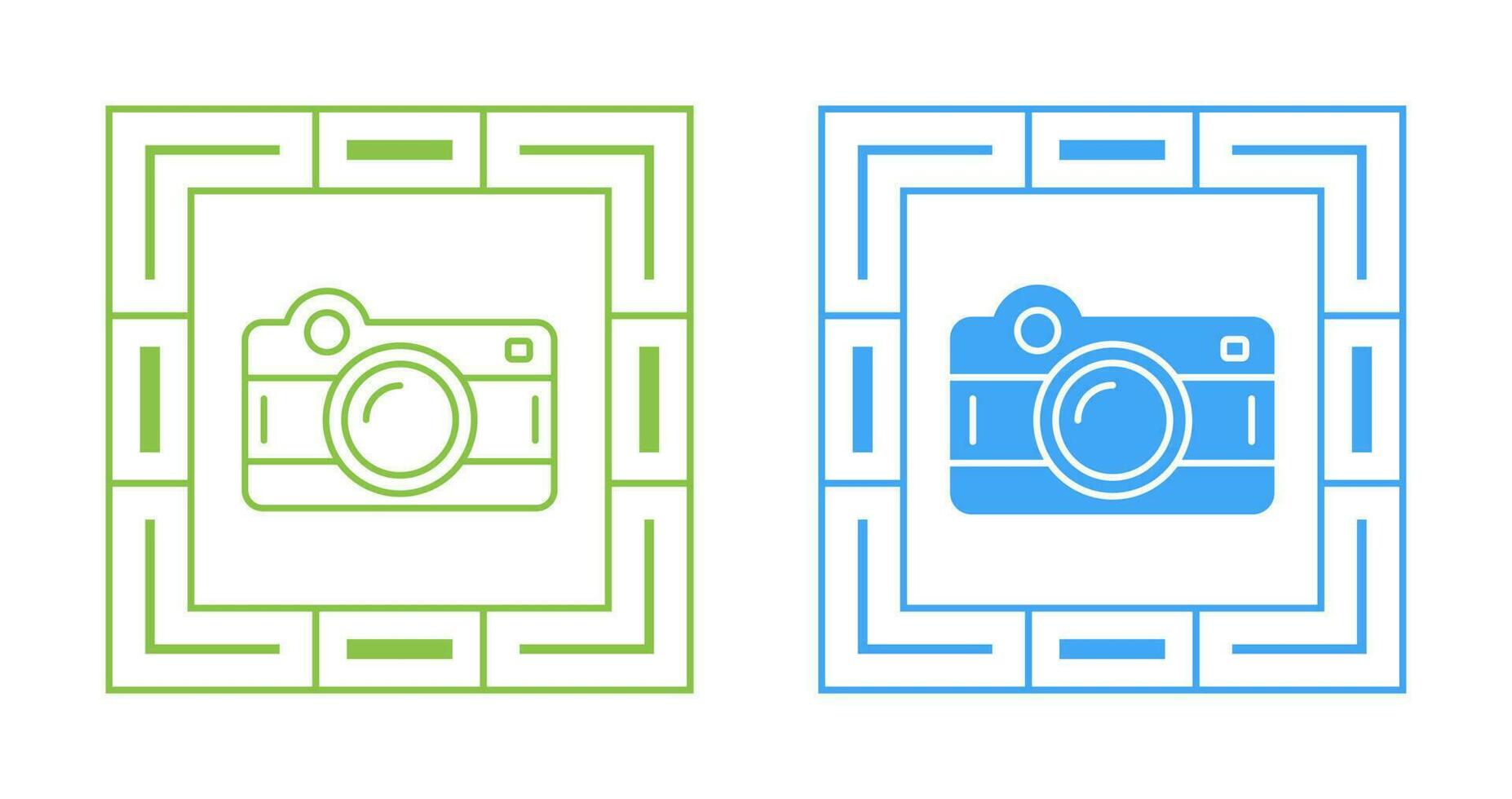 icono de vector de cámara de fotos