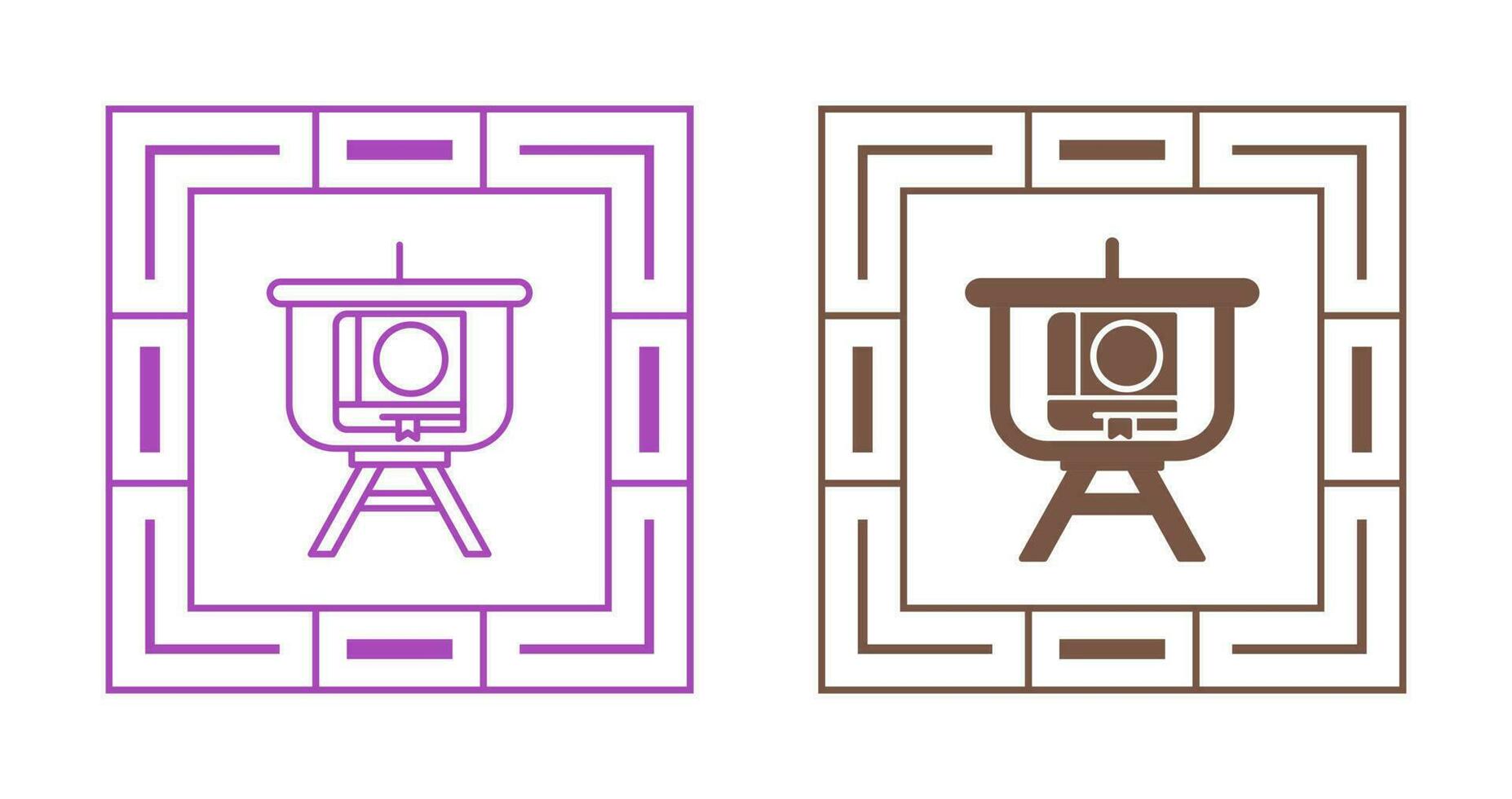 Education Presentation Vector Icon