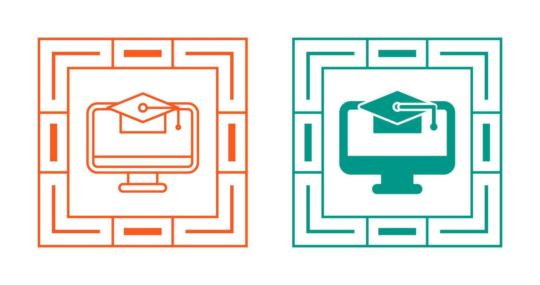 Online Education Vector Icon