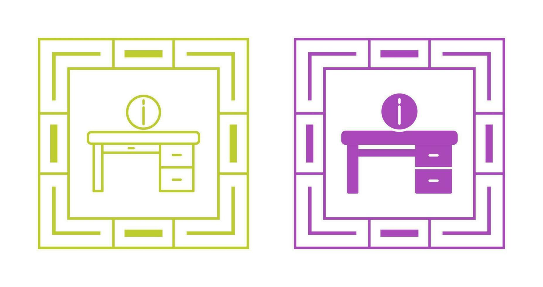 Information Desk Vector Icon