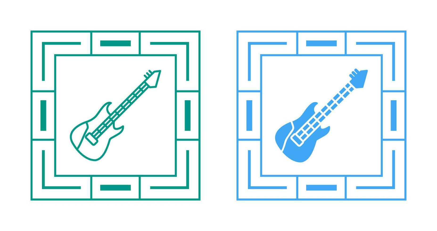 Electric Guitar Vector Icon