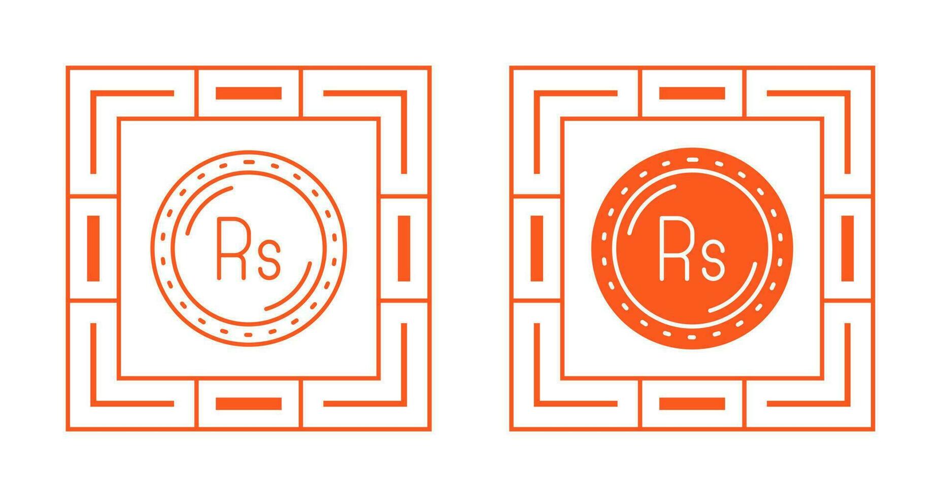 Rupee Currency Vector Icon