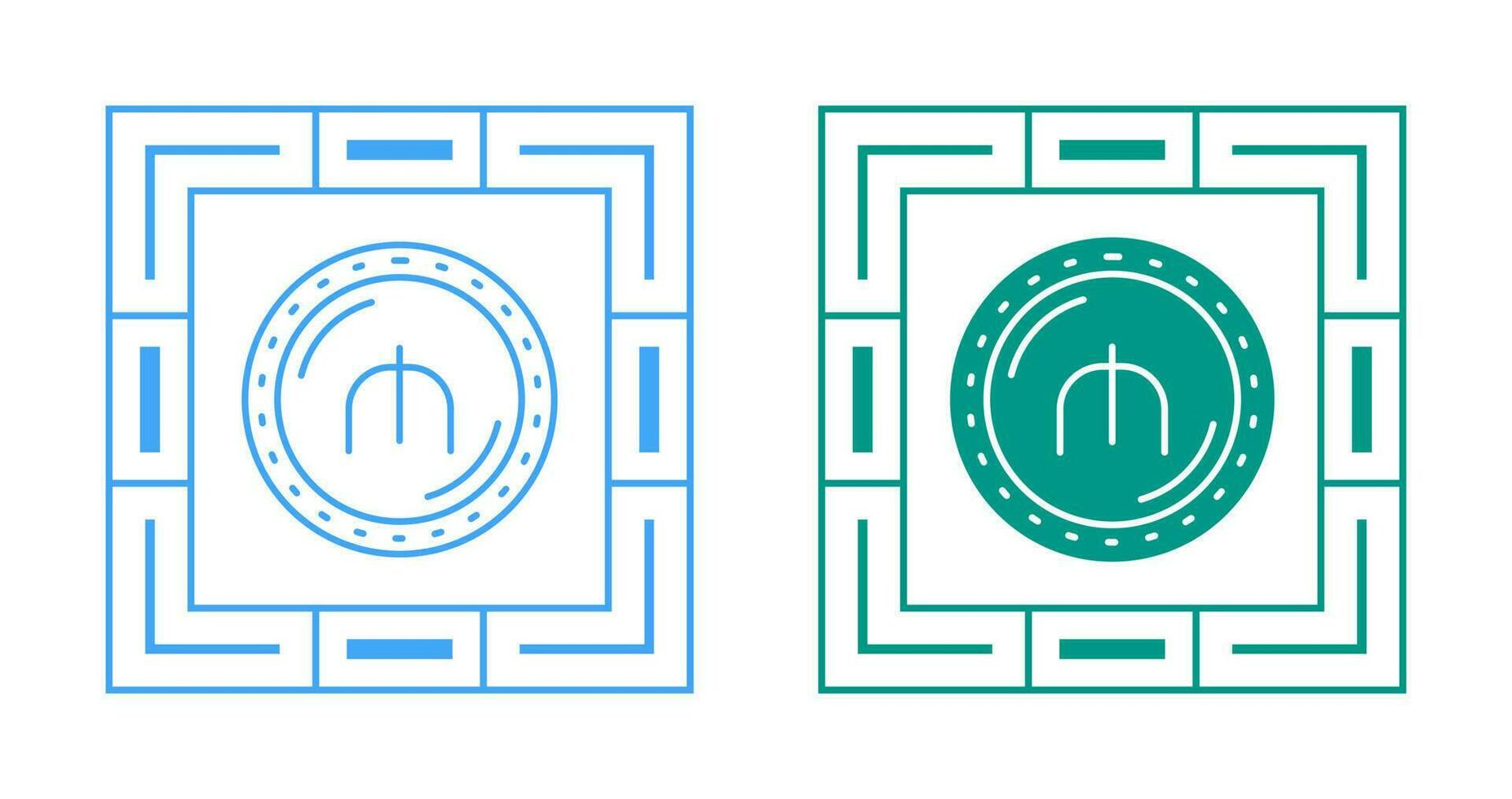 Manat Currency Vector Icon