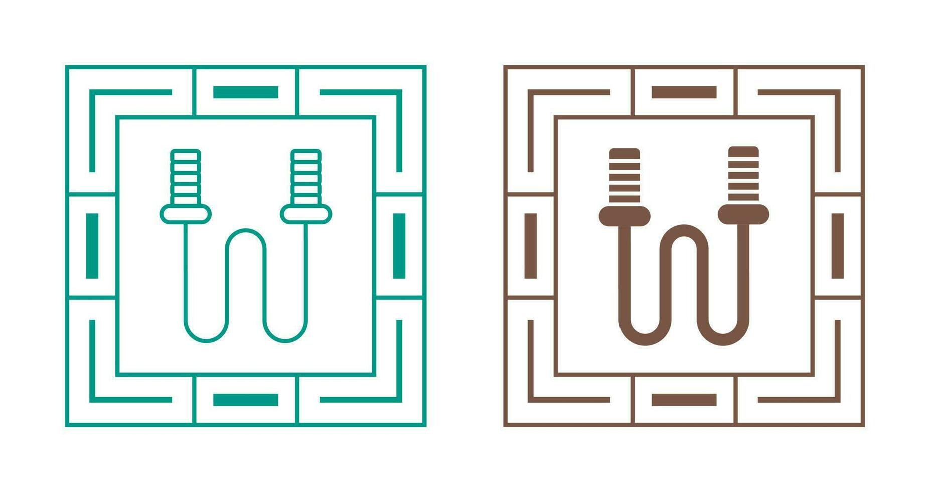 Skipping Vector Icon