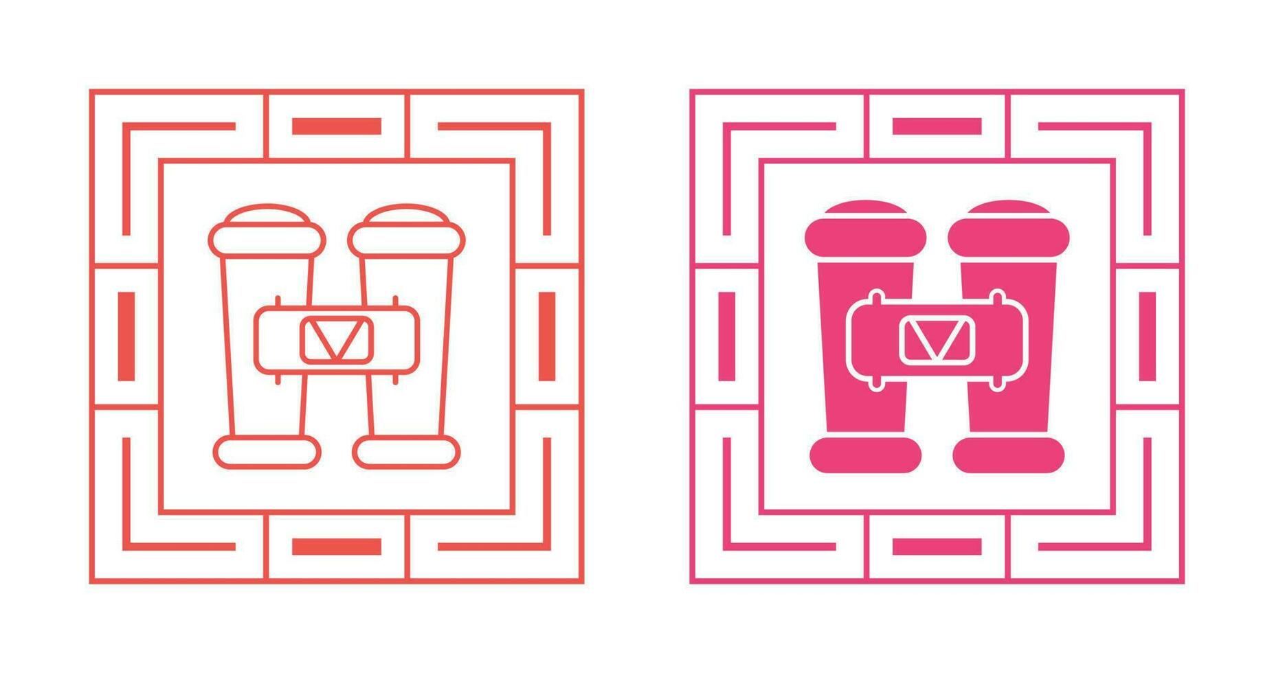 Binoculer Vector Icon