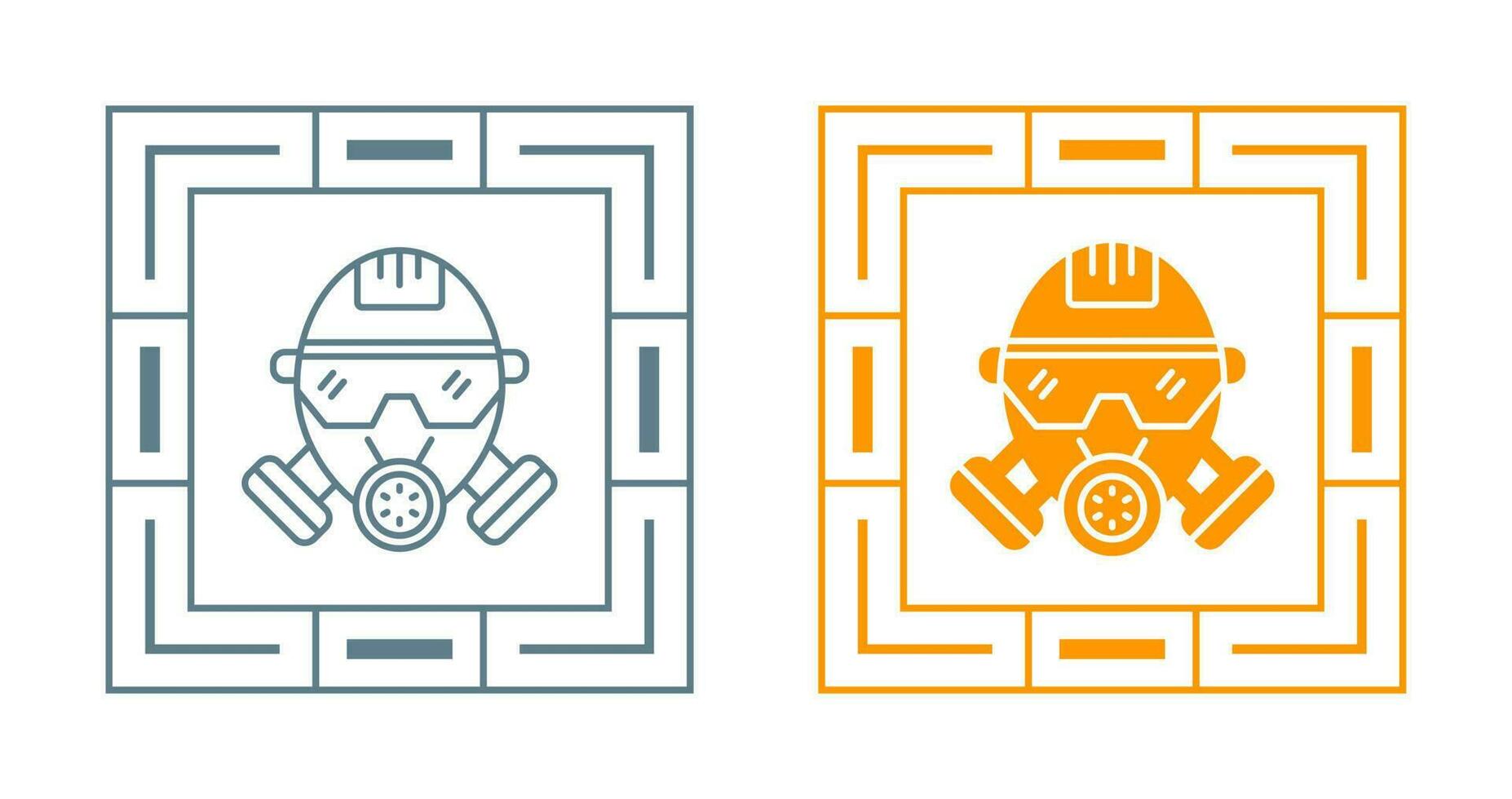 Gas Mask Vector Icon
