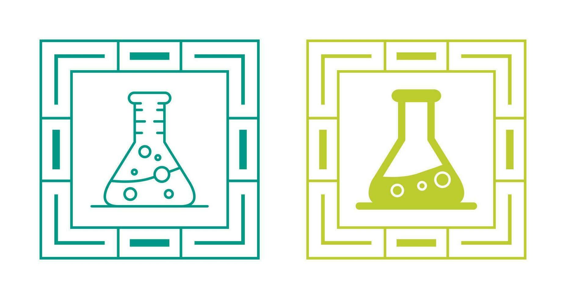 Flasks Vector Icon