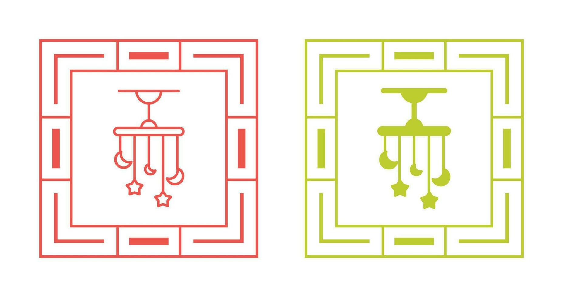 Crib Toy Vector Icon