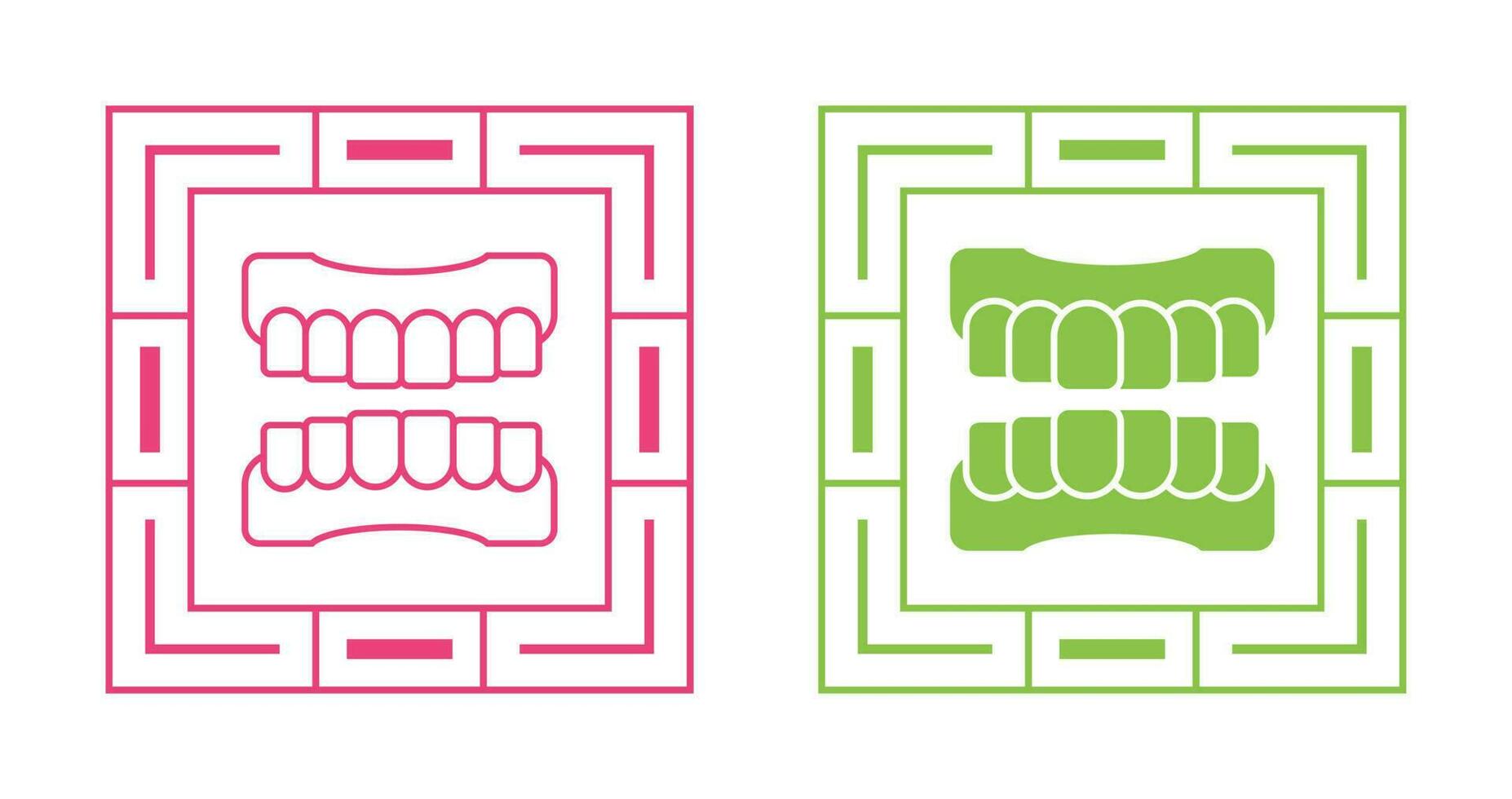 Denture Vector Icon