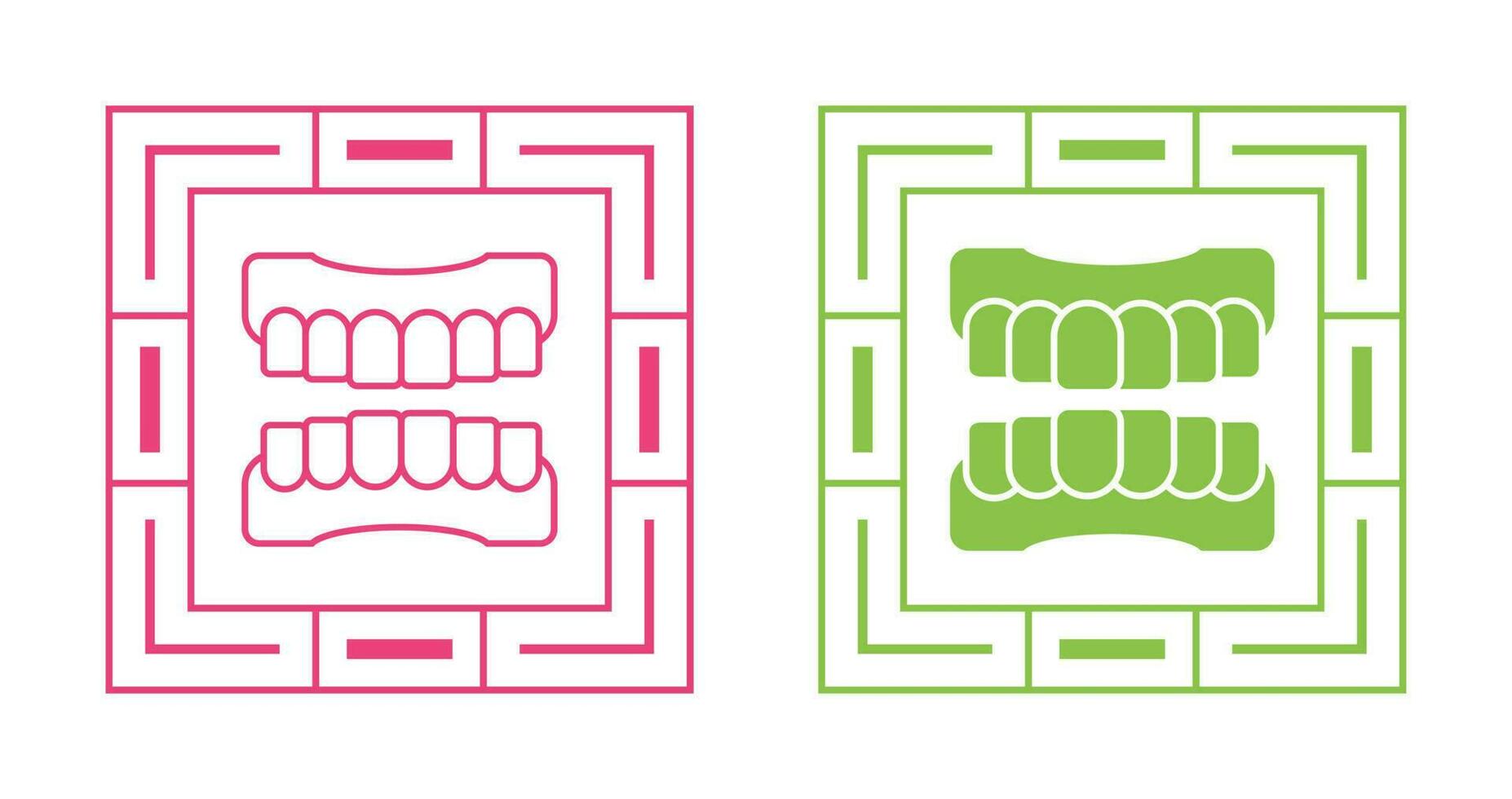 Denture Vector Icon