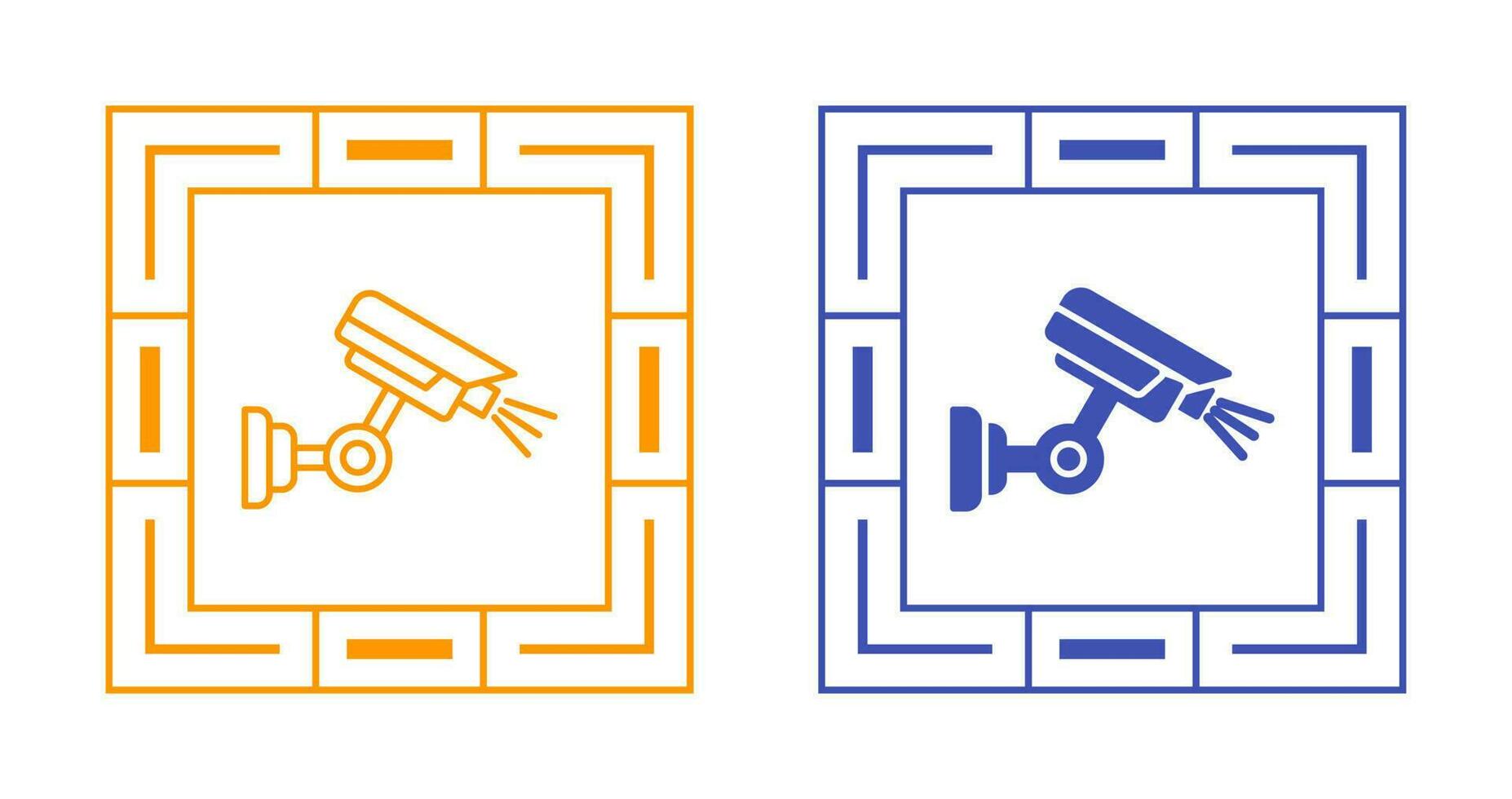 icono de vector de cámara de seguridad