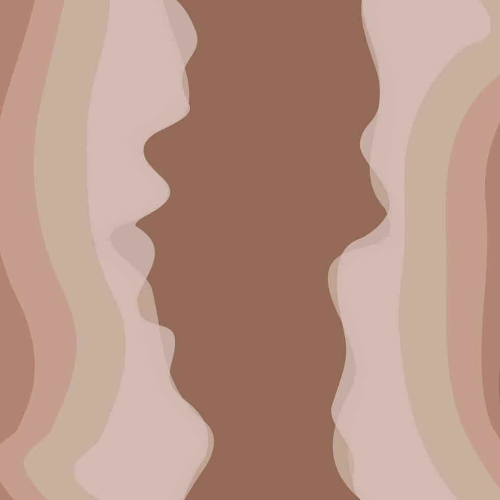 Abstract frame, background texture in trendy coffee shades. Coffee Bean Day. Happy coffee day. EPS vector