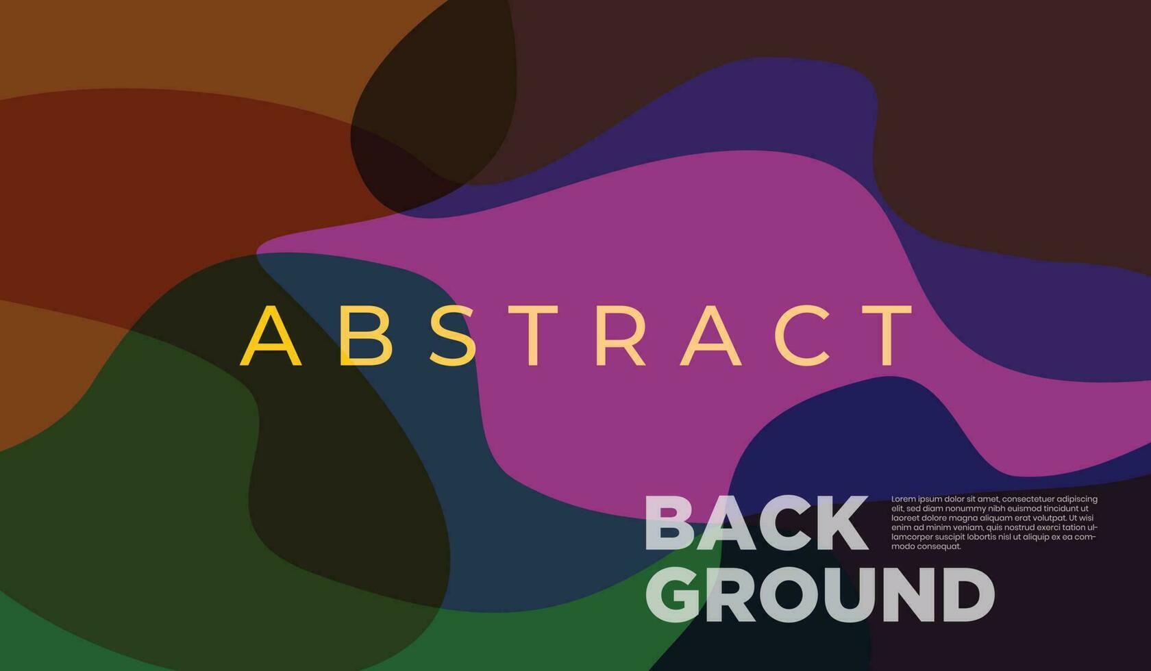 Abstract liquid color background design. vector