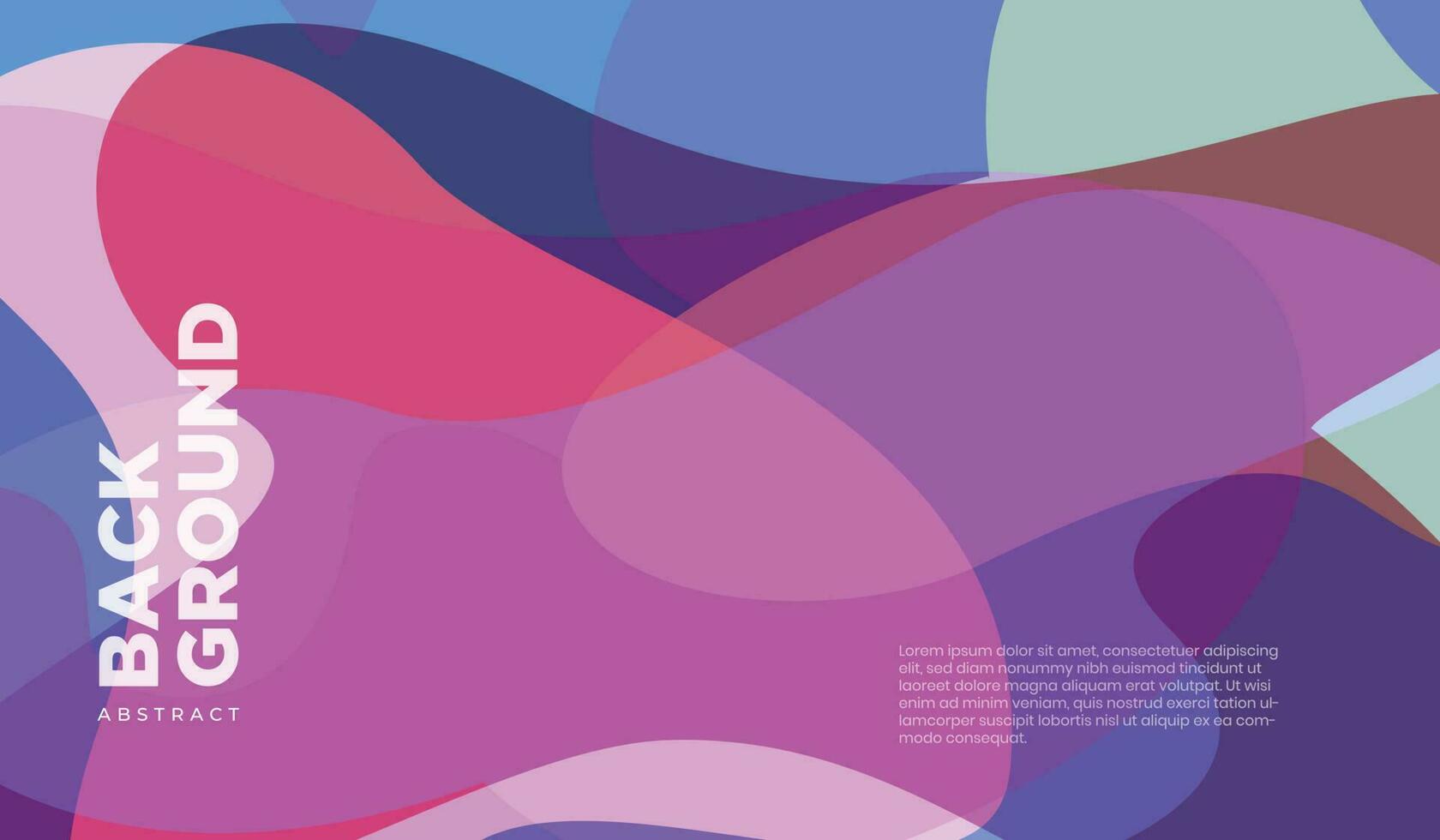 Abstract liquid color background design. vector
