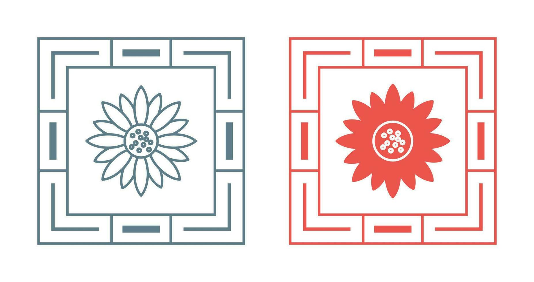 Sunflower Vector Icon
