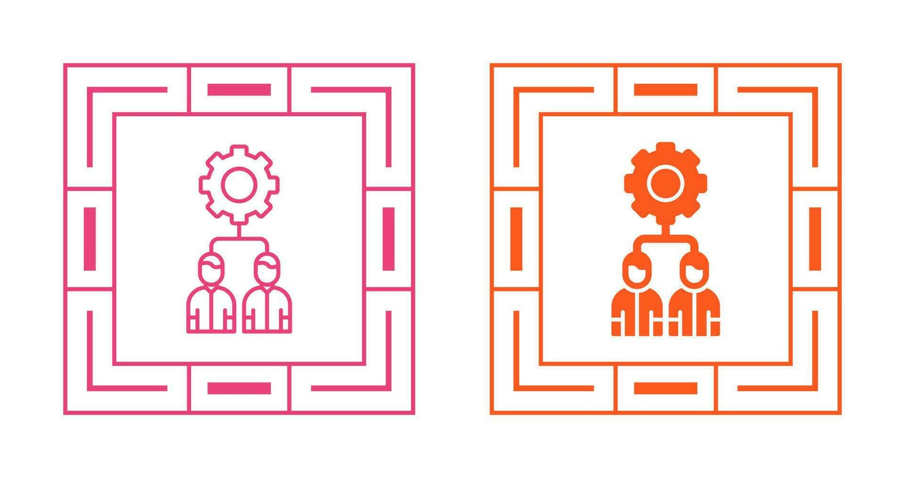Team Management Vector Icon