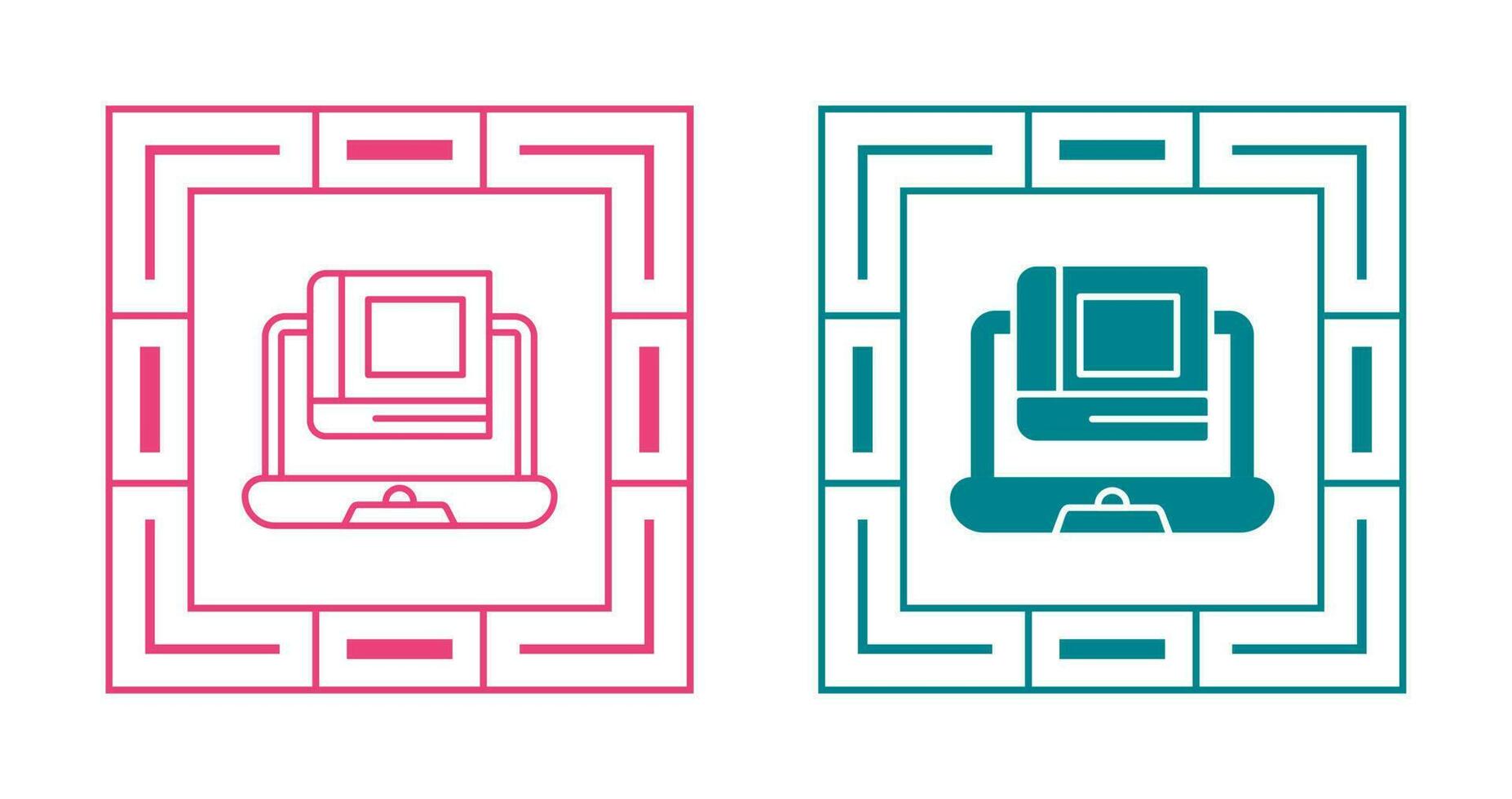Online Learning Vector Icon