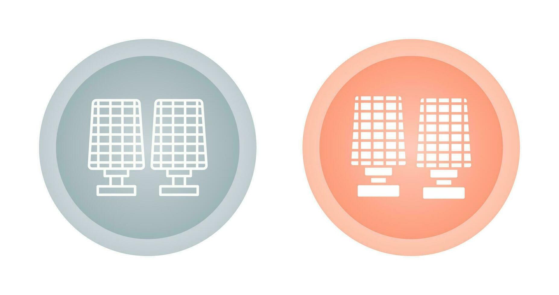 icono de vector de panel solar