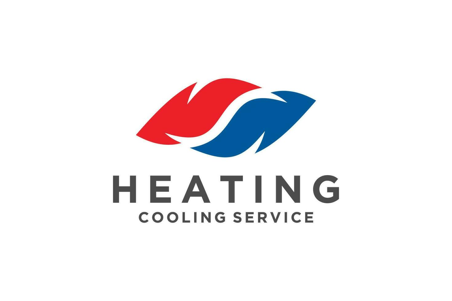 hvac logo diseño, calefacción ventilación y aire acondicionamiento, hvac logo paquete modelo. vector