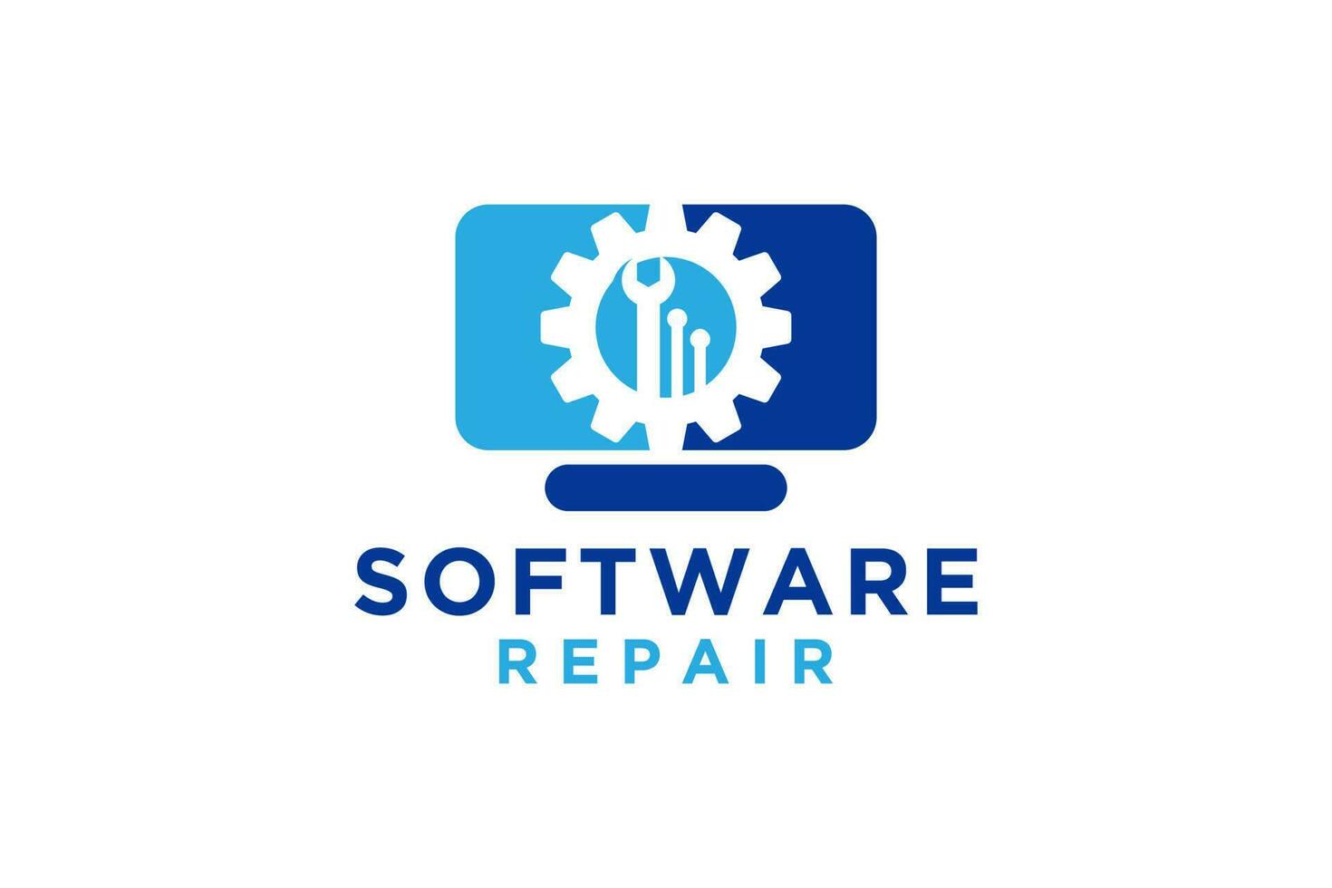 Computer Technology Logo template designs, computer Service logo template designs, Computer tech Idea logo design inspiration. vector