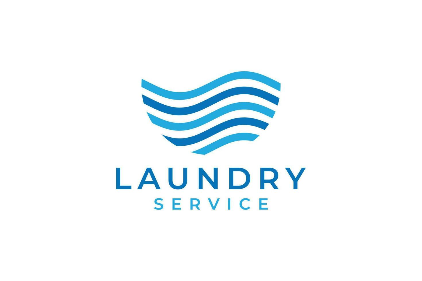 logo design laundry icon washing machine with bubbles for business clothes wash cleans modern template. vector