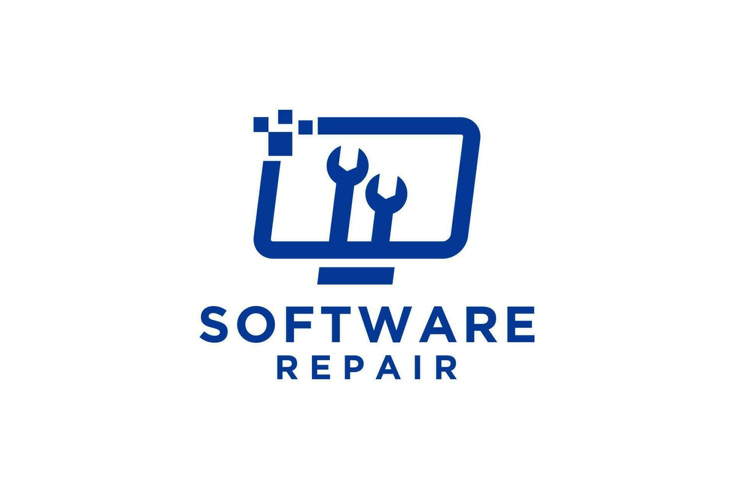 Computer Technology Logo template designs, computer Service logo template designs, Computer tech Idea logo design inspiration. vector