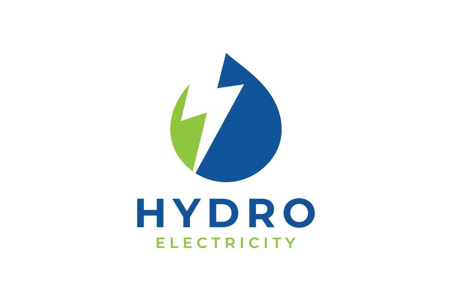 Hydro Water Logo. Hydro Logo Design Template Element. vector