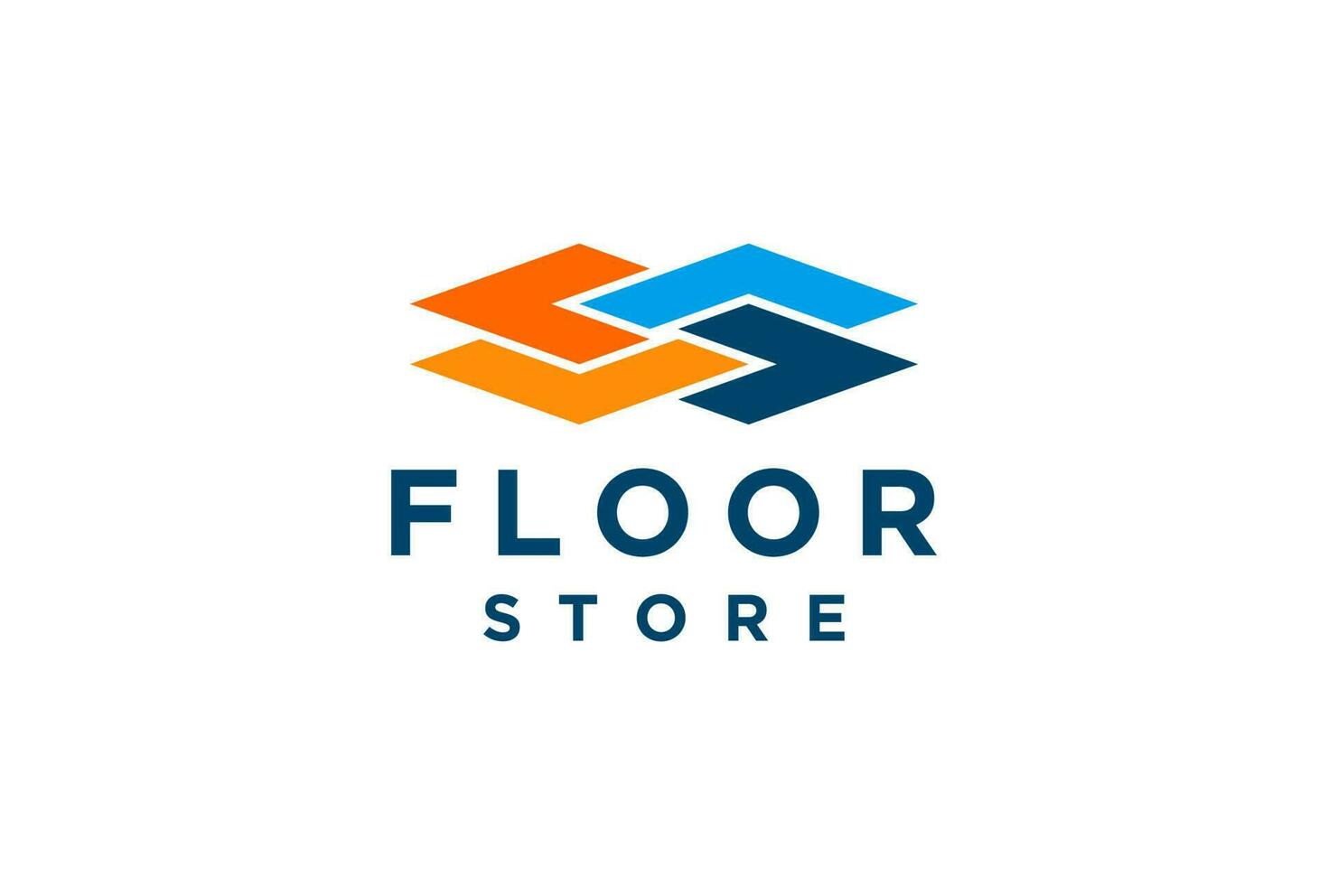 Flooring logo parquet vector illustration design.