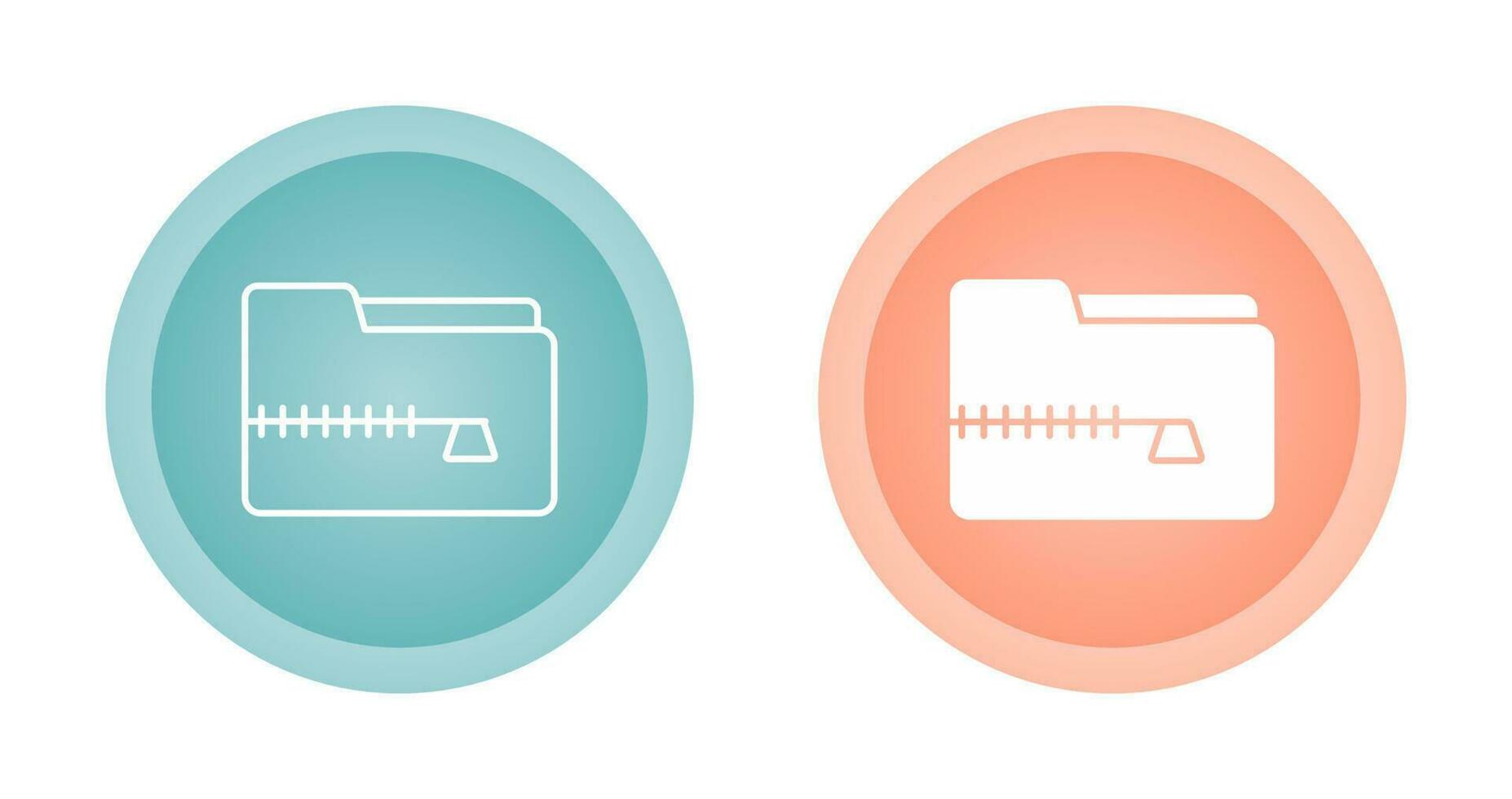 Zip File Vector Icon