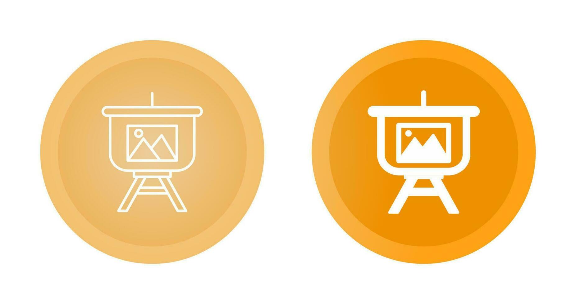 Gallery Presentation Vector Icon