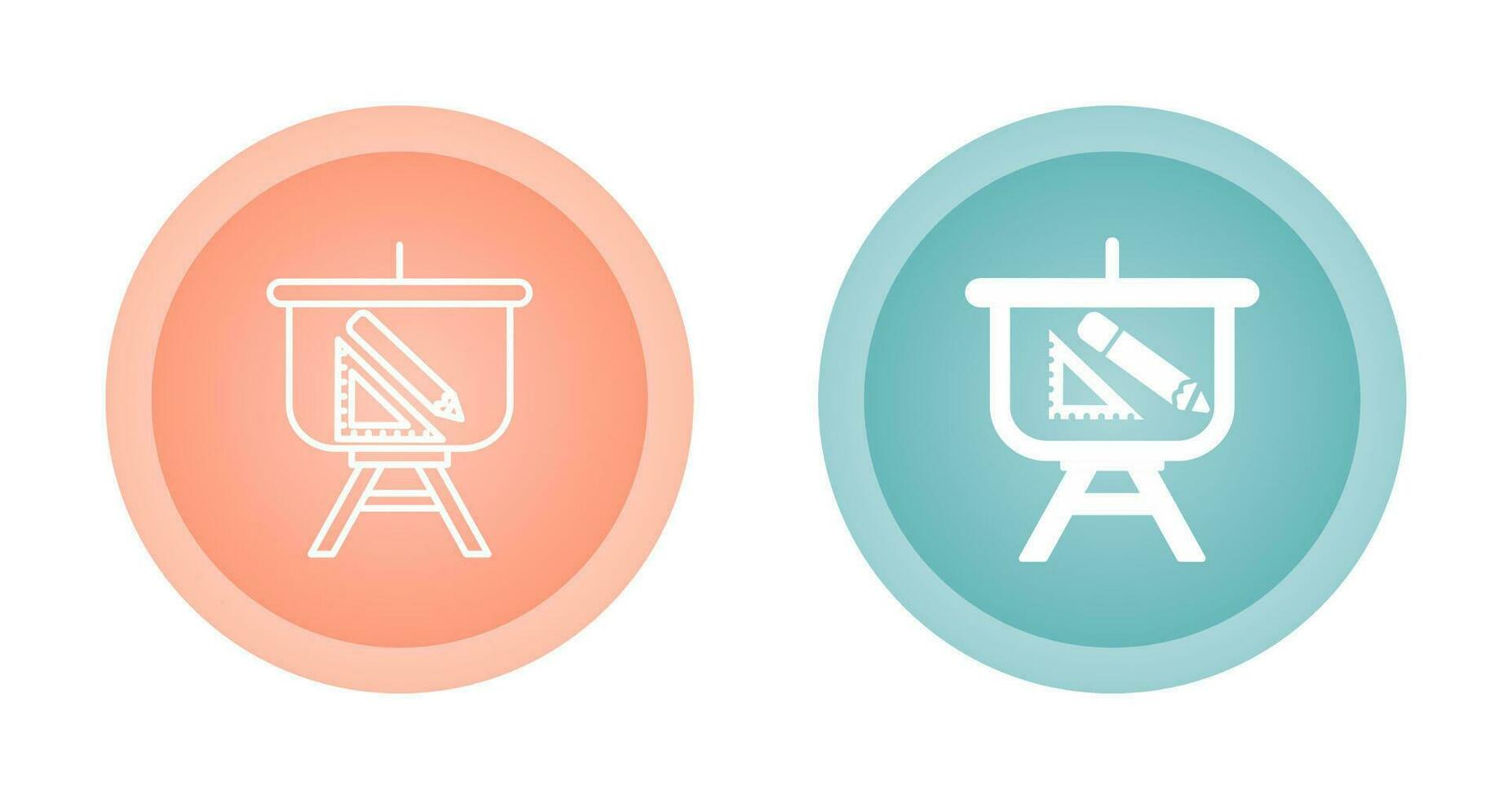 Designing Presentation Vector Icon