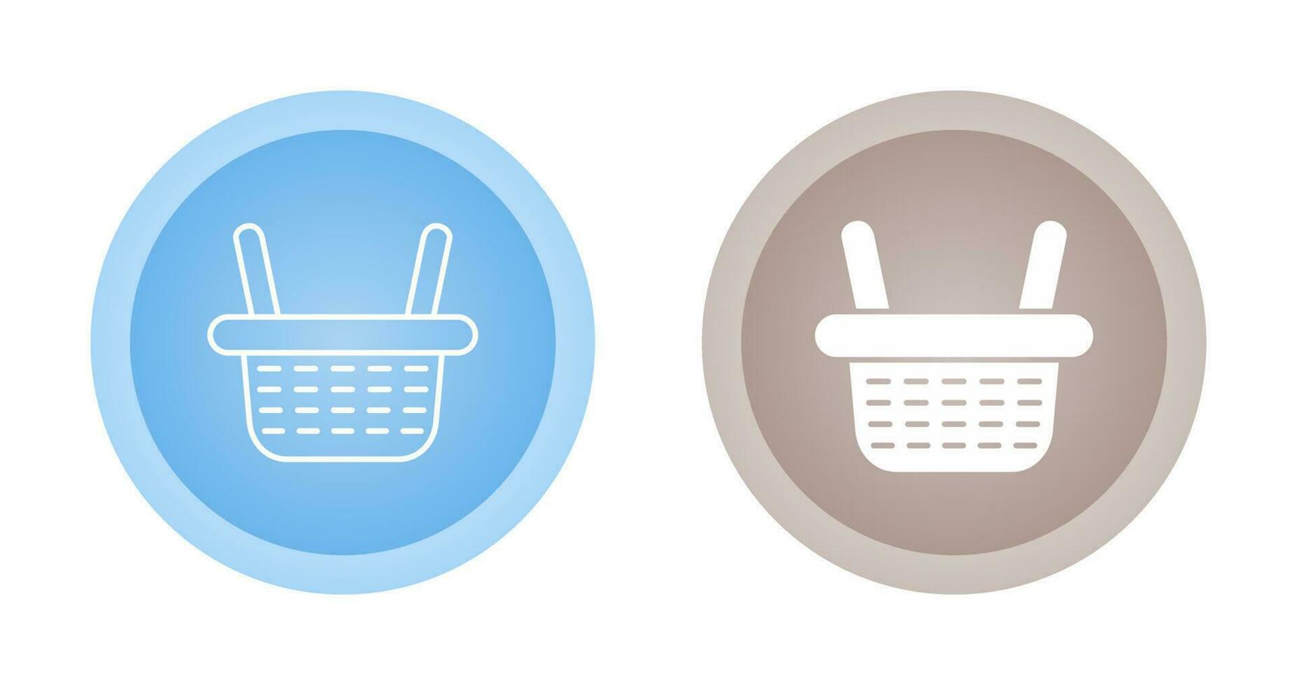 icono de vector de cesta de compras