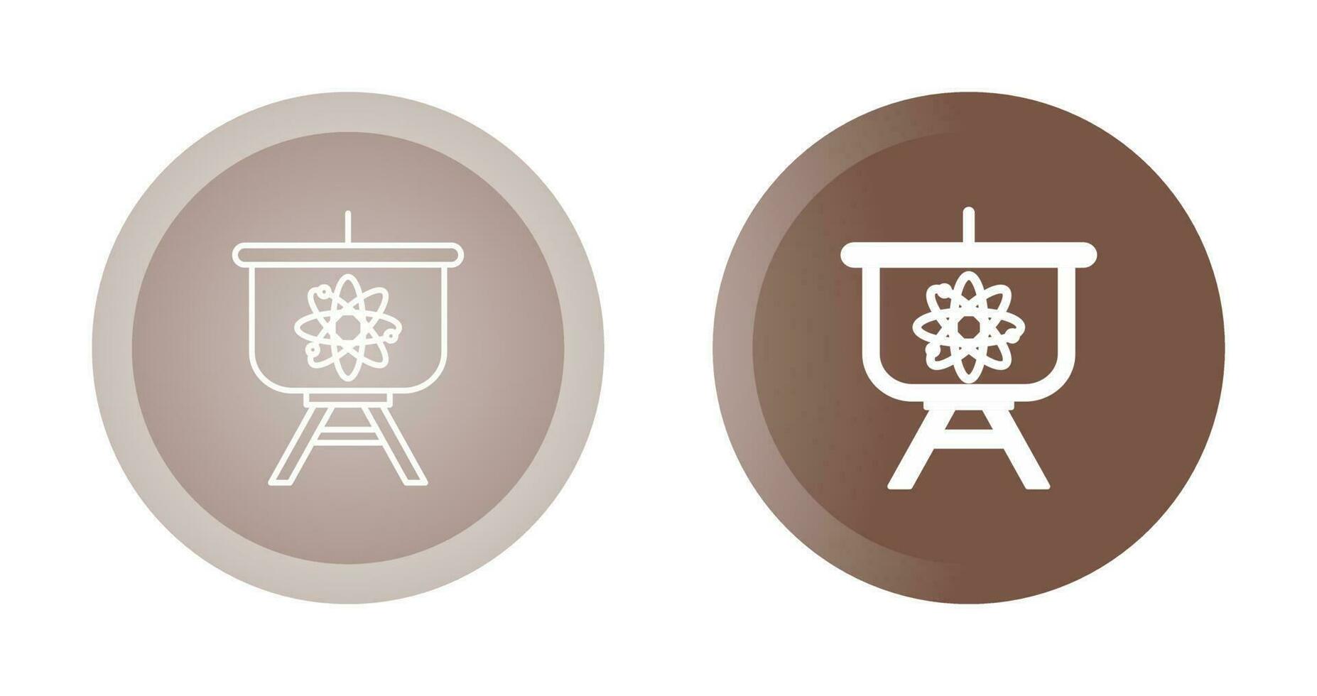 Atom Presentation Vector Icon