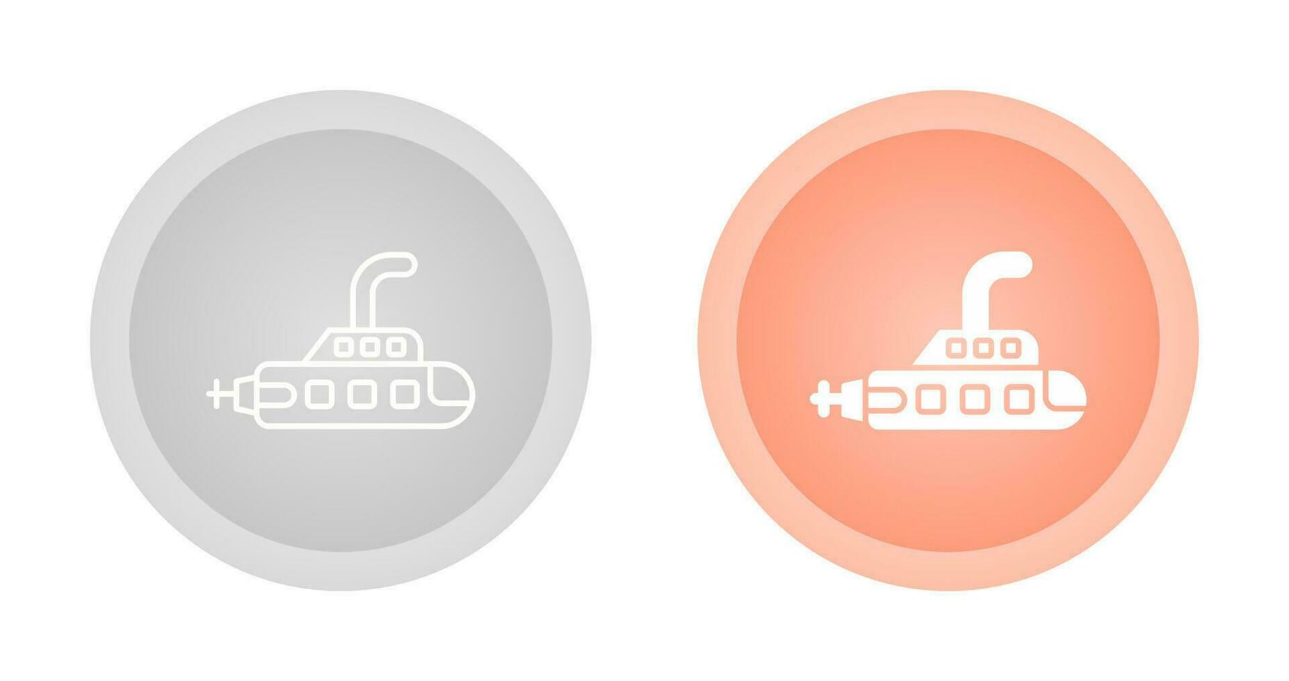 Submarine Vector Icon Set