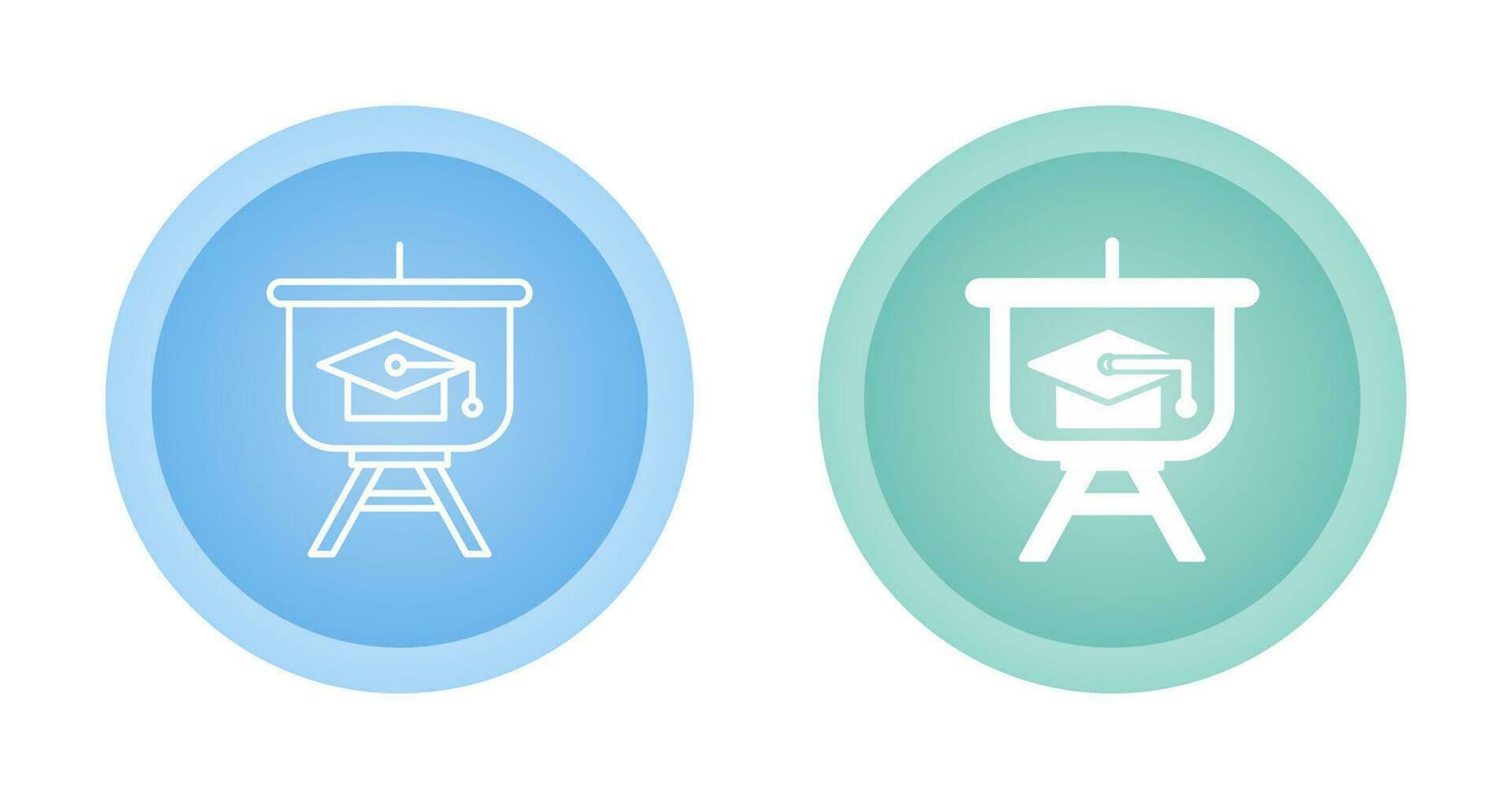 Graduation Presentation Vector Icon