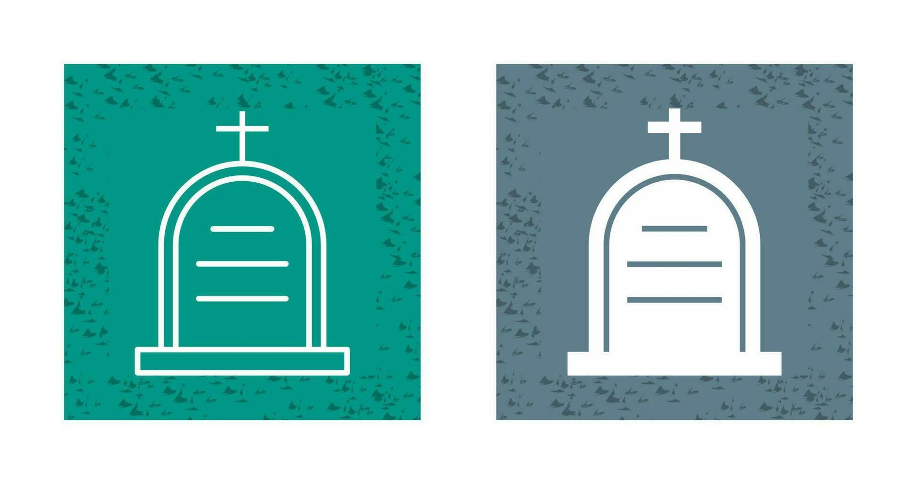 icono de vector de cementerio