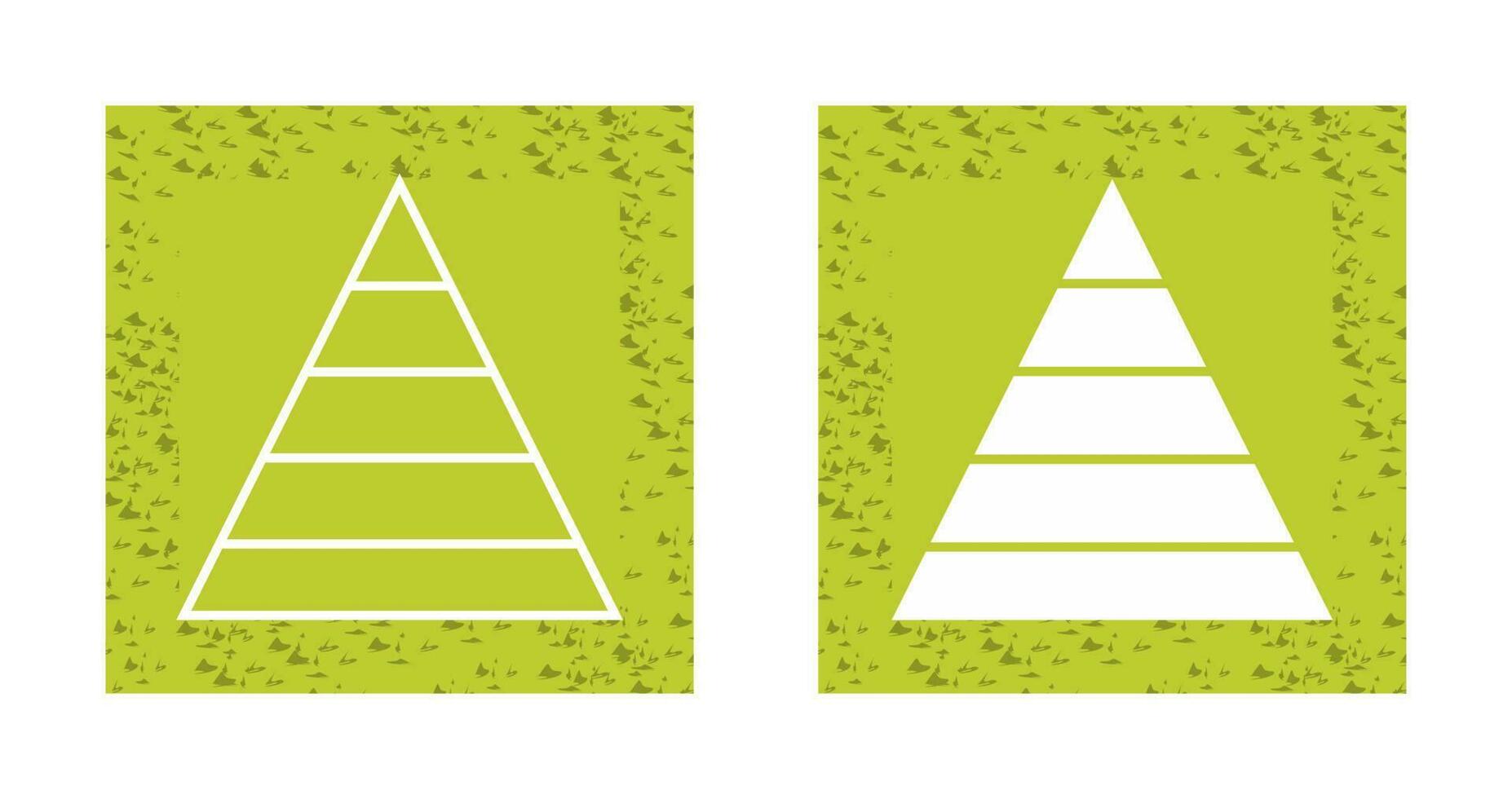 Pyramid Graph Vector Icon