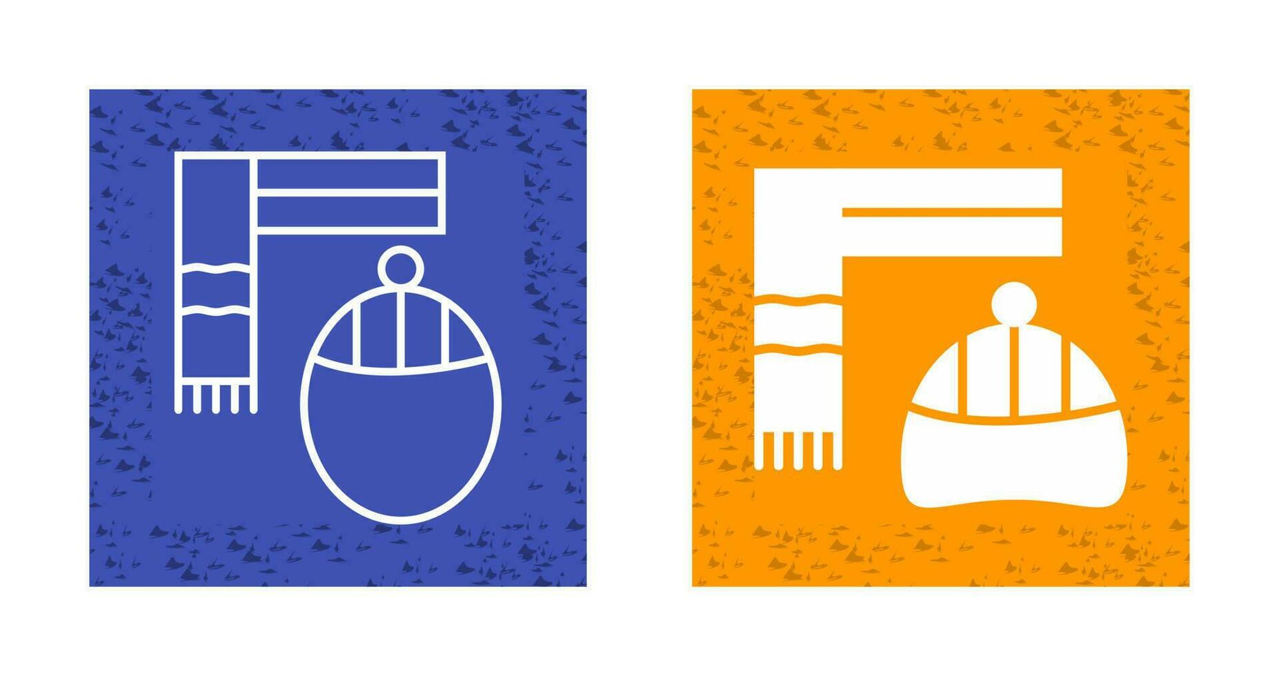 Warm Cap and Scarf Vector Icon