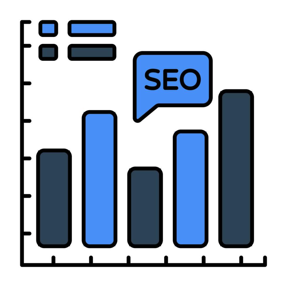Modern design icon of data analytics vector