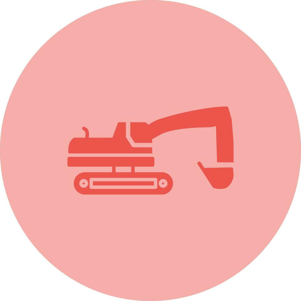 Excavator Vector Icon