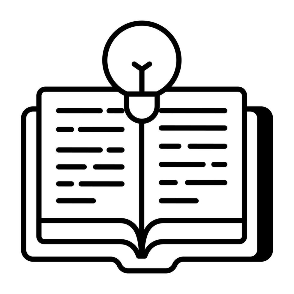 icono de diseño moderno de libro vector