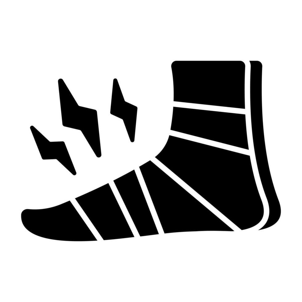 Premium download icon of foot bandage vector