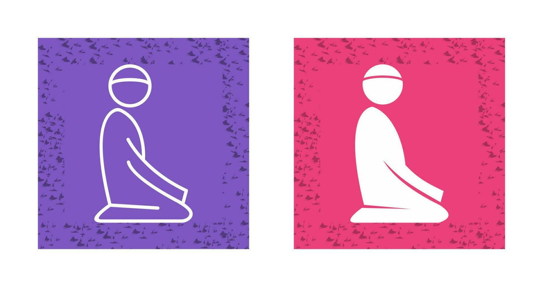 Offering Prayer Vector Icon