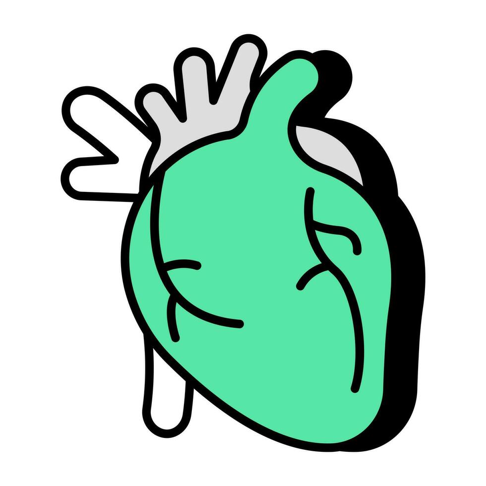 icono de diseño perfecto del corazón vector