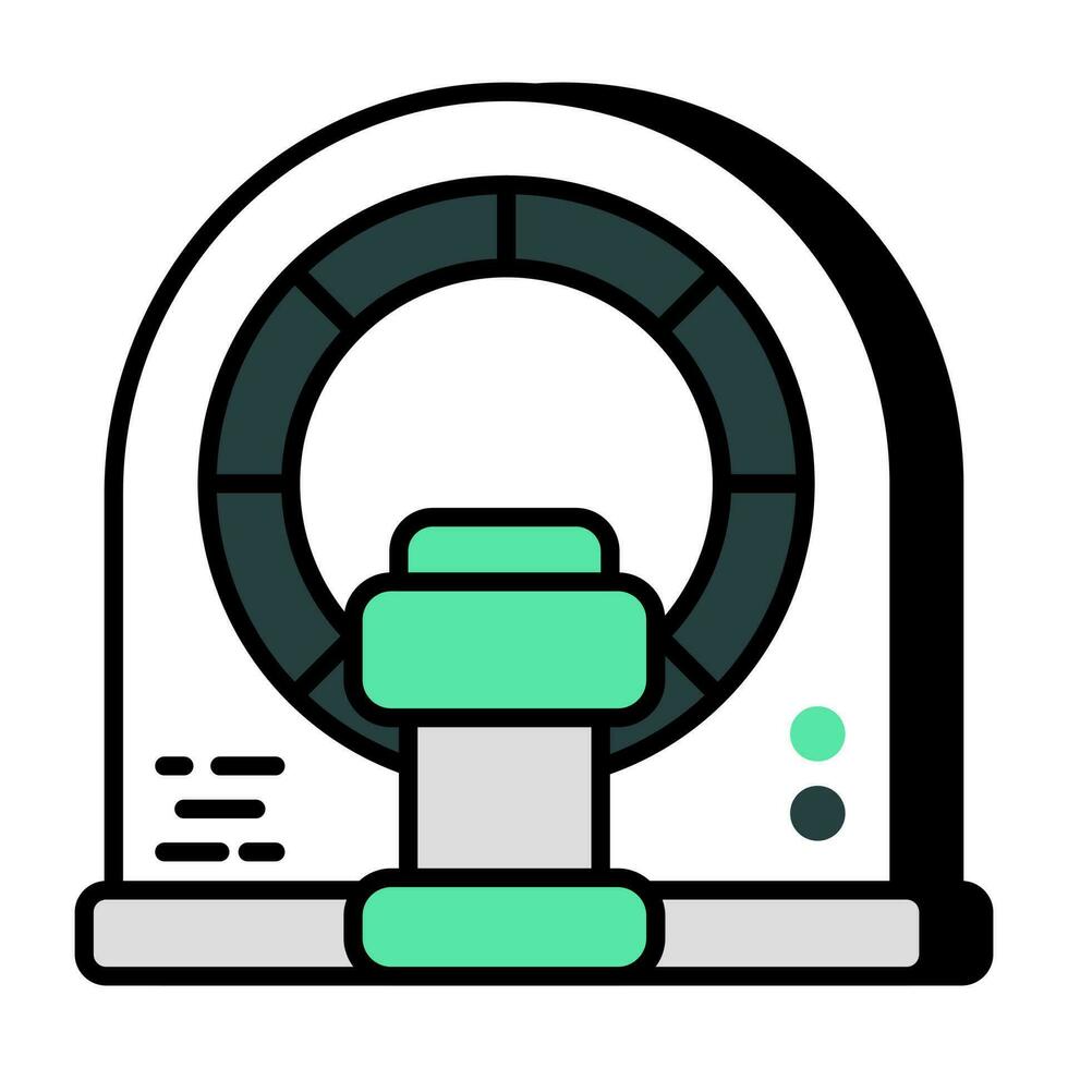 Perfect design icon of CT scan vector