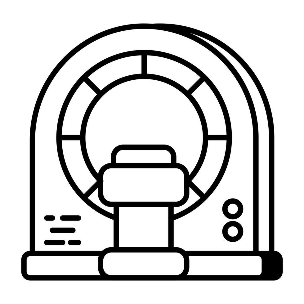 Perfect design icon of CT scan vector
