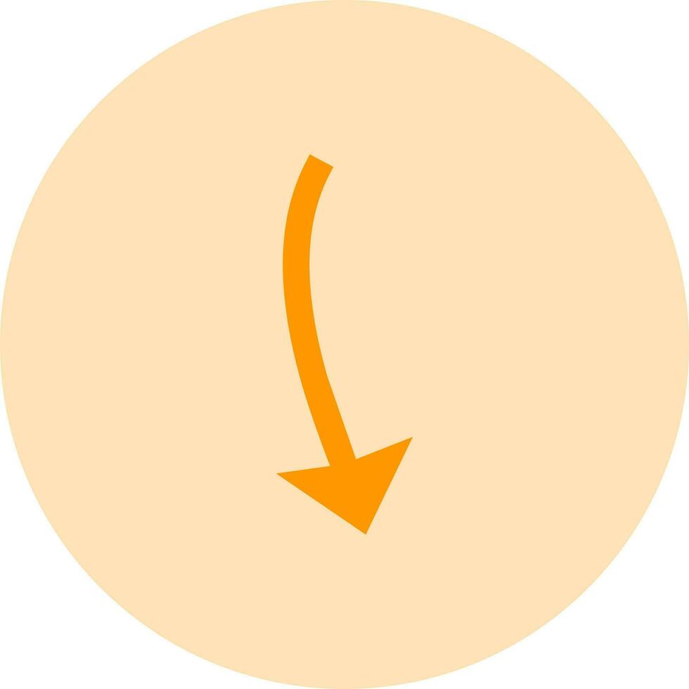 Arrow Pointing Down Vector Icon