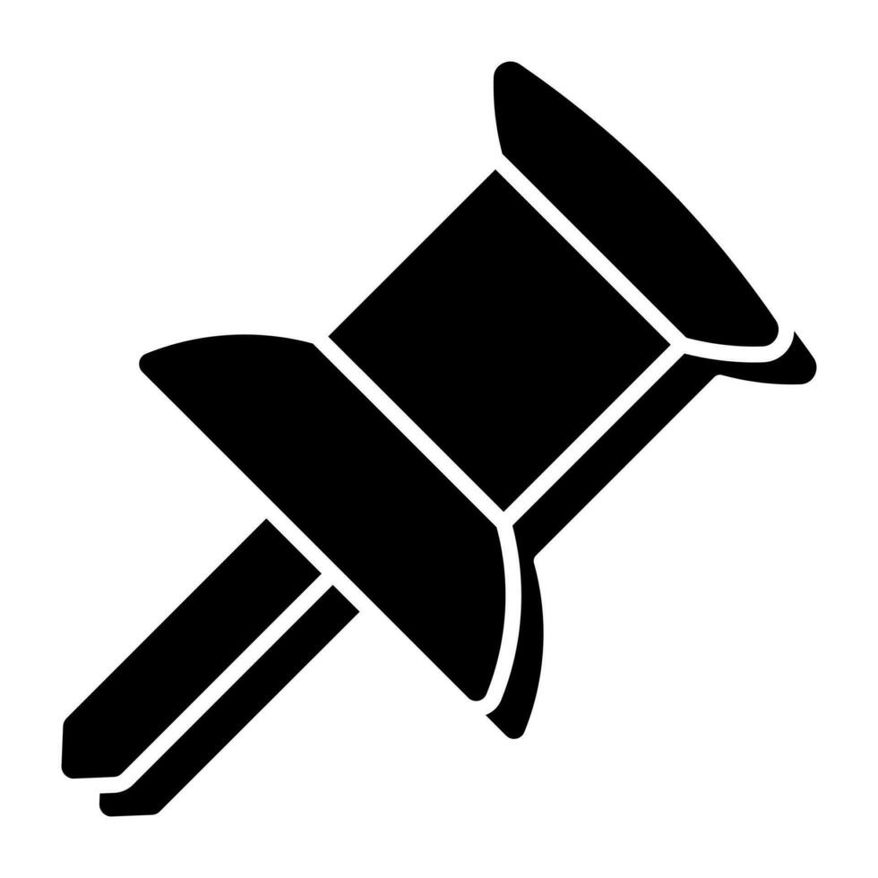 A perfect design icon of pushpin vector