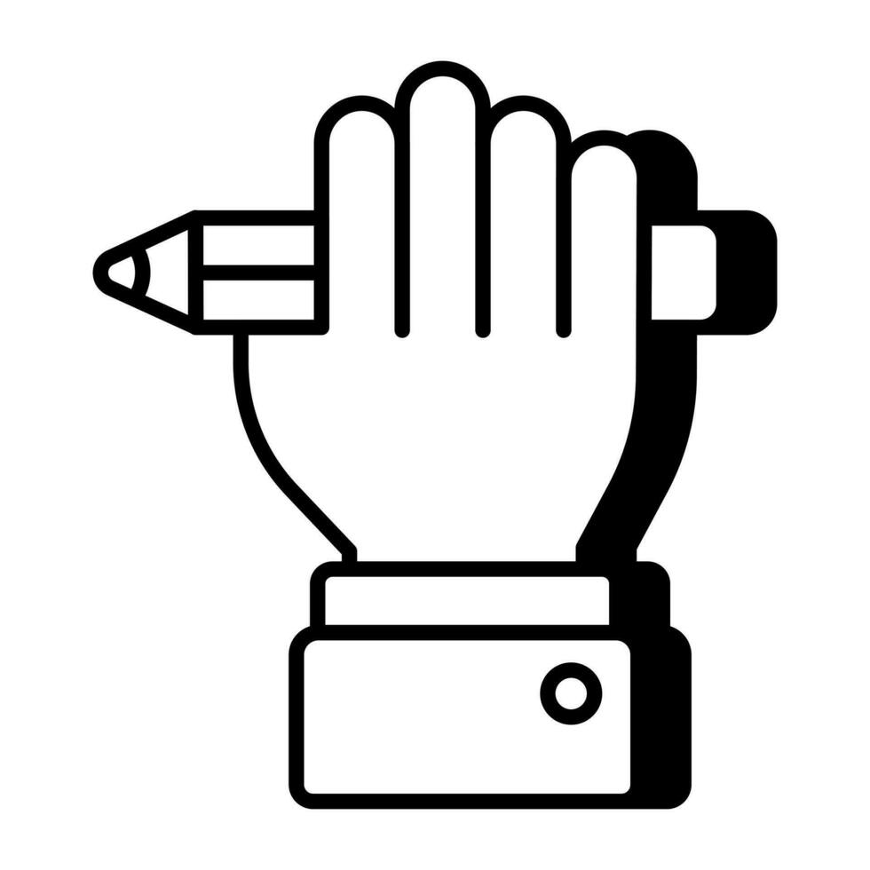 Modern design icon of writing power vector